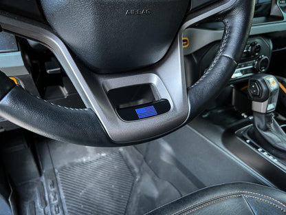 Printed Series Lower Steering Wheel Spoke Overlay - 2021+ Bronco - 21FBLSTRPS-WT-21FBLSTRPS-CAMBKFL-21FBLSTRPS-MCBKFL-21FBLSTRPS-BKBLFL-21FBLSTRPS-TBL-  DRIVEN - 7