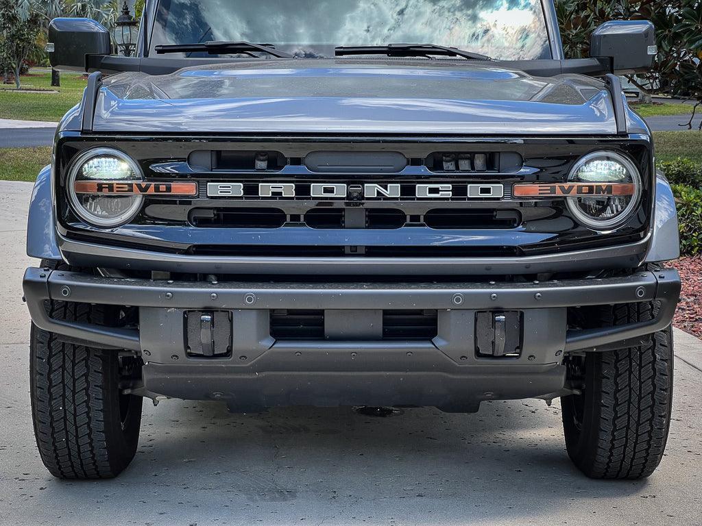 Printed Series  Signature DRL Bar Overlays - 2021+ Bronco (Signature Headlights) - 21BRNCODRLPT-ORMO-21BRNCODRLPT-DSMO-21BRNCODRLPT-LSMO-21BRNCODRLPT-ORBW-21BRNCODRLPT-DSBW-  DRIVEN - 3