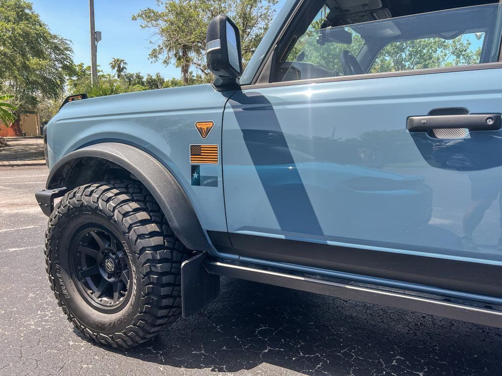 Printed Series Texas Flag Fender Stickers - 2021+ Bronco / Bronco Sport / Jeep / Universal - 63dad72f2bfe3-63dad73028848-63dad7311c399-63dad7321a827-  DRIVEN - 2