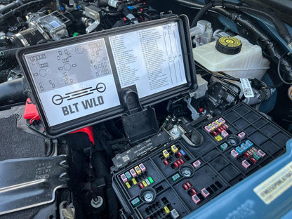 Printed Series Underhood Fuse Box Lid Labels - 2021+ Bronco - 21BRONCOUNHDFUSE-3-21BRONCOUNHDFUSE-32025-21BRONCOUNHDFUSE-2-21BRONCOUNHDFUSE-AFTER-21BRONCOUNHDFUSE-AFTER25-  DRIVEN - 1