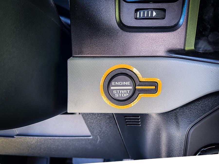 Push to Start Trim Outline (Standard Series) - 2021+ Bronco - 21BRONCOPTS-BO-21BRONCOPTS-BG-21BRONCOPTS-RD-21BRONCOPTS-WH-21BRONCOPTS-BL-  DRIVEN - 1