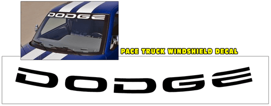 1996 Dodge Ram 1500 Indy Windshield Decal - DODGE - 3.5" x 53.5" - QG-CWD-96-856-SL-1-QG-CWD-96-856-SL-2-  DRIVEN - 1