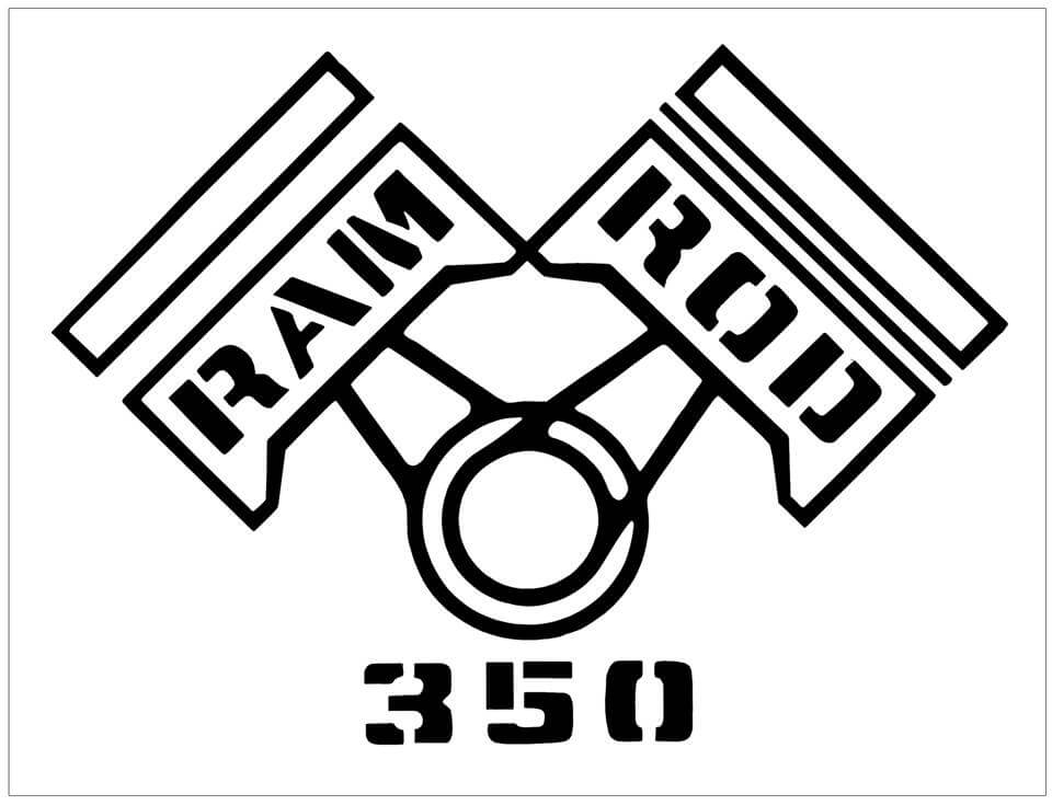 1968 Oldsmobile Cutlass Ram Rod 350 Fender Decal Set - QH-GO-68-149-BK-1-QH-GO-68-149-BK-2-  DRIVEN - 1