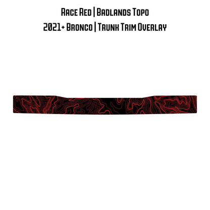 Topo Trunk Trim Overlay / Protector - 2021+ Bronco