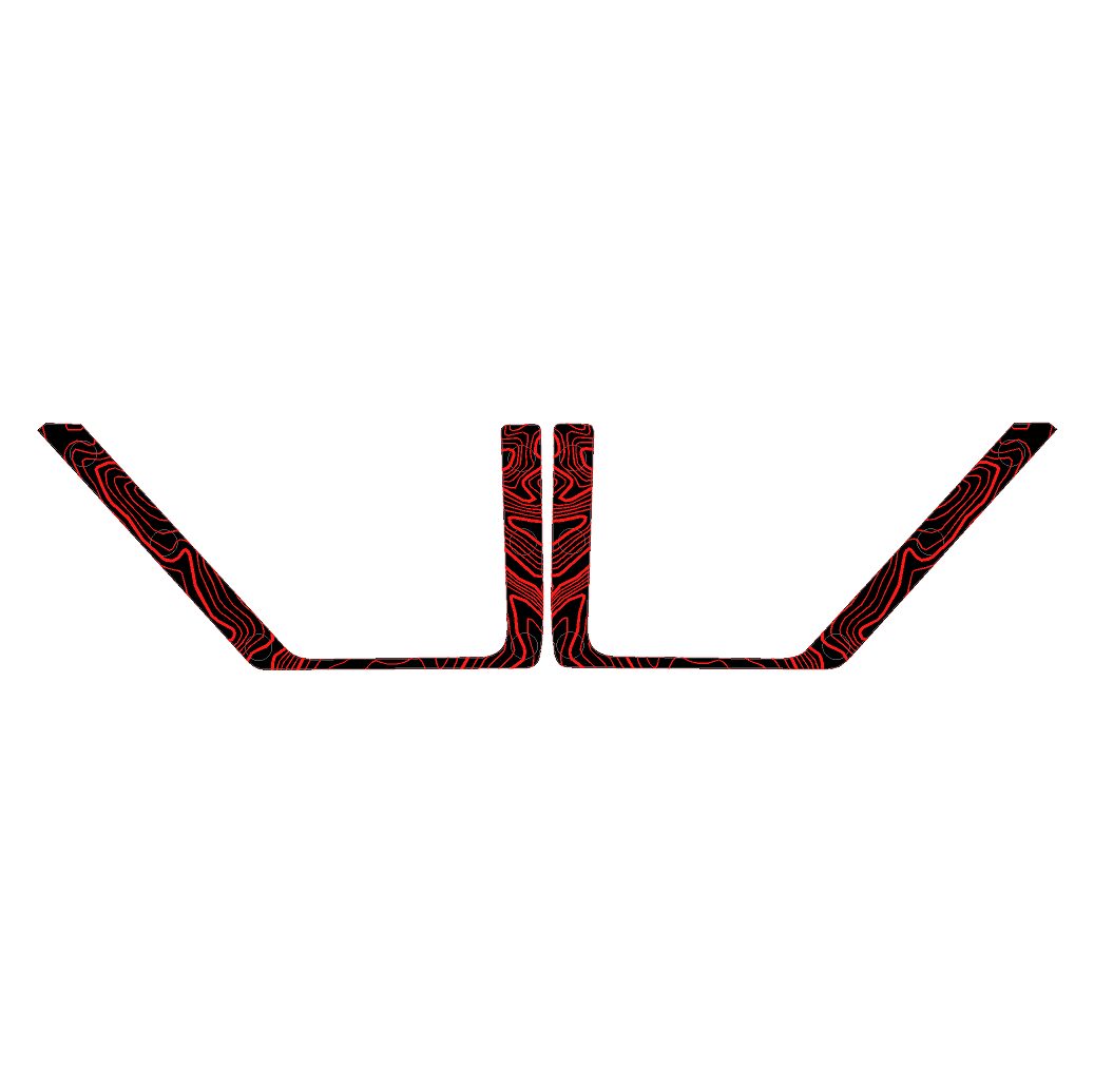 Topo Front Door Net Trim Overlay Kit (Printed Series) - 2021+ Bronco - 21BRNFTNET-TPAMBL-21BRNFTNET-TPA51L-21BRNFTNET-TPAZL-21BRNFTNET-TPCGL-21BRNFTNET-TPCBNL-  DRIVEN - 17