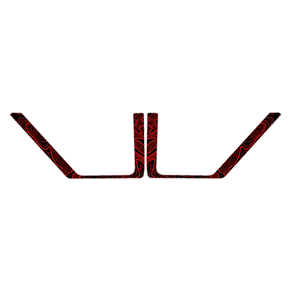 Topo Front Door Net Trim Overlay Kit (Printed Series) - 2021+ Bronco - 21BRNFTNET-TPAMBL-21BRNFTNET-TPA51L-21BRNFTNET-TPAZL-21BRNFTNET-TPCGL-21BRNFTNET-TPCBNL-  DRIVEN - 17