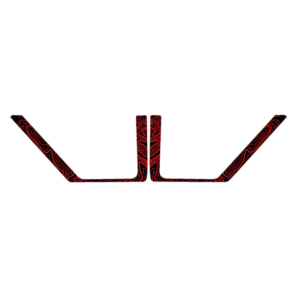 Topo Rear Door Net Trim Overlay Kit (Printed Series) - 2021+ Bronco - 21BRNFTNET-TPAMBL-21BRNFTNET-TPA51L-21BRNFTNET-TPAZL-21BRNFTNET-TPCGL-21BRNFTNET-TPCBNL-  DRIVEN - 21