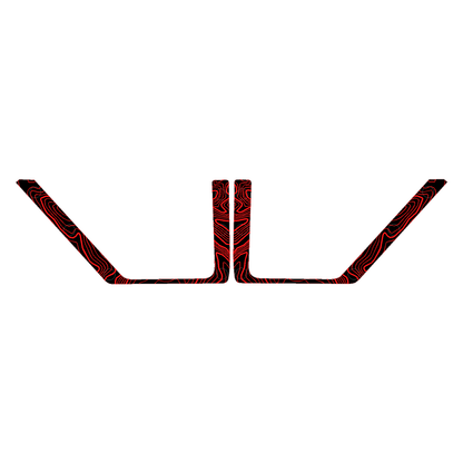 Topo Rear Door Net Trim Overlay Kit (Printed Series) - 2021+ Bronco - 21BRNFTNET-TPAMBL-21BRNFTNET-TPA51L-21BRNFTNET-TPAZL-21BRNFTNET-TPCGL-21BRNFTNET-TPCBNL-  DRIVEN - 21