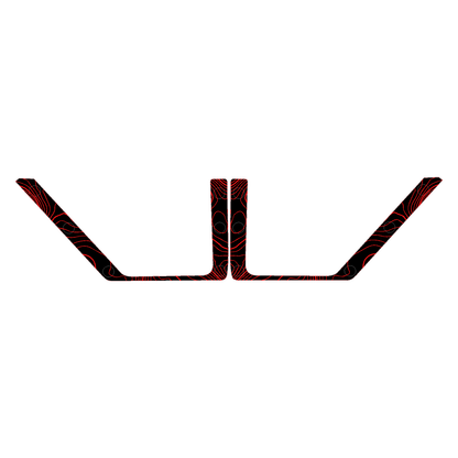 Topo Front Door Net Trim Overlay Kit (Printed Series) - 2021+ Bronco