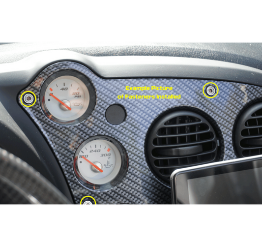 ZSPEC Radio Console Dress Up Bolts® Fasteners for '03-06 Dodge Viper, Stainless & Billet - ZSD-378966-ZSD-378973-ZSD-378980-ZSD-378997-ZSD-379000-  DRIVEN - 1
