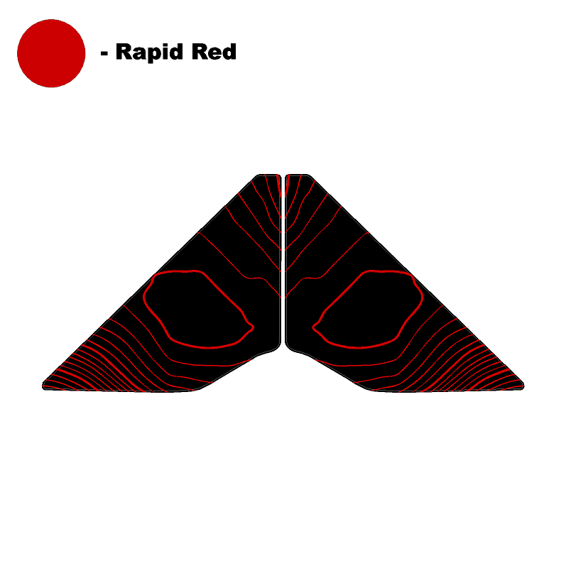 Topo Front Window Triangle Overlay (Printed Series) - 2021+ Bronco 4 Door - 21BRNDFTRIPT-TPAMBL-21BRNDFTRIPT-TPA51L-21BRNDFTRIPT-TPAZL-21BRNDFTRIPT-TPCGL-21BRNDFTRIPT-TPCBNL-  DRIVEN - 18