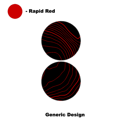 Topo Cup Holder Inserts (Printed Series + Acrylic) - 2021+ Bronco - 21BRNCPHLDRINS-TPAMBL-21BRNCPHLDRINS-TPA51L-21BRNCPHLDRINS-TPAZL-21BRNCPHLDRINS-TPCGL-21BRNCPHLDRINS-TPCBNL-  DRIVEN - 24