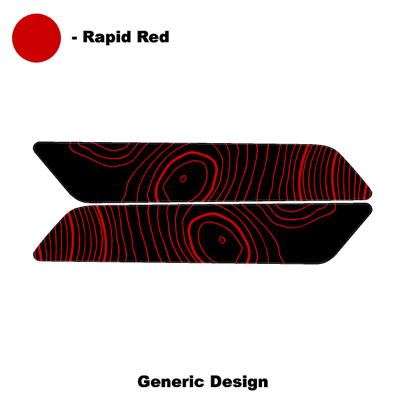 Topo Interior Rear Door Grab Handle Overlay Kit (Printed Series) - 2021+ Bronco 4 Door - 21BRNGRAB4RDR-TPAMBL-21BRNGRAB4RDR-TPA51L-21BRNGRAB4RDR-TPAZL-21BRNGRAB4RDR-TPCGL-21BRNGRAB4RDR-TPCBNL-  DRIVEN - 18