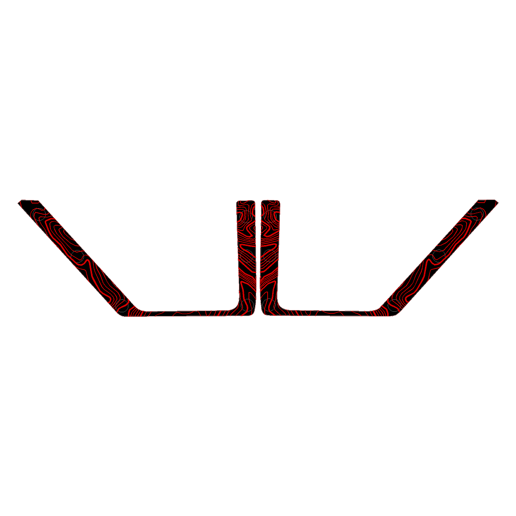 Topo Front Door Net Trim Overlay Kit (Printed Series) - 2021+ Bronco - 21BRNFTNET-TPAMBL-21BRNFTNET-TPA51L-21BRNFTNET-TPAZL-21BRNFTNET-TPCGL-21BRNFTNET-TPCBNL-  DRIVEN - 18