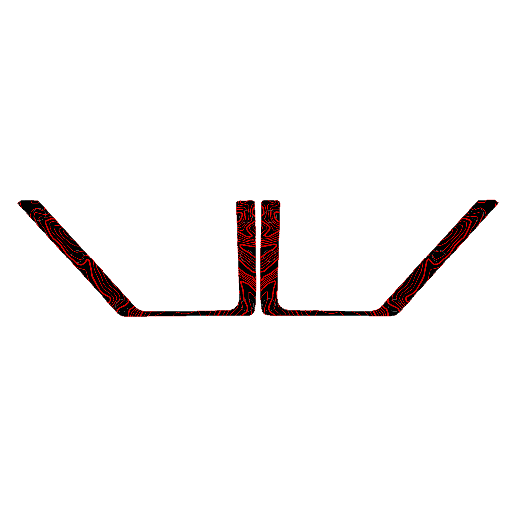 Topo Rear Door Net Trim Overlay Kit (Printed Series) - 2021+ Bronco - 21BRNFTNET-TPAMBL-21BRNFTNET-TPA51L-21BRNFTNET-TPAZL-21BRNFTNET-TPCGL-21BRNFTNET-TPCBNL-  DRIVEN - 22