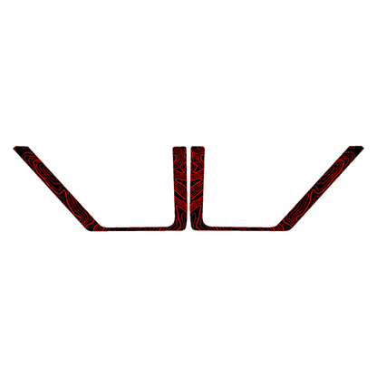 Topo Rear Door Net Trim Overlay Kit (Printed Series) - 2021+ Bronco - 21BRNFTNET-TPAMBL-21BRNFTNET-TPA51L-21BRNFTNET-TPAZL-21BRNFTNET-TPCGL-21BRNFTNET-TPCBNL-  DRIVEN - 22