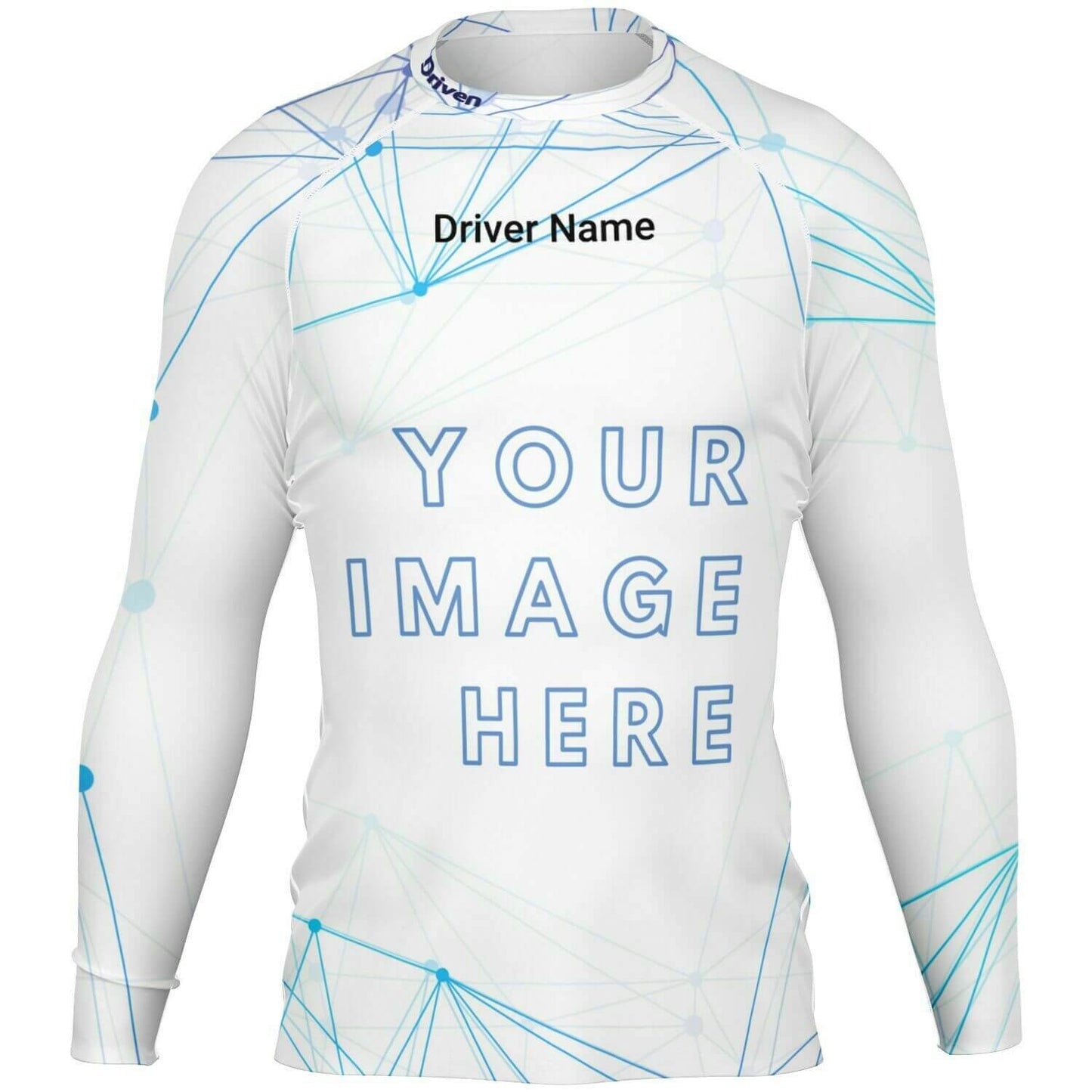 DRIVEN - Personalized Long Sleeve Men's Underwear Top -V1