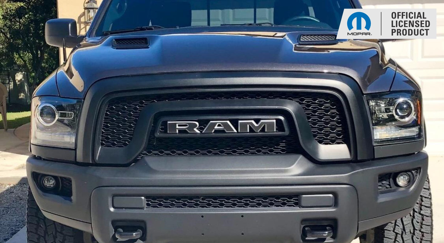 RAM Grille Emblem Overlay Decal   - 2015-2018 Ram Rebel - Ram:REBEL15-Front-01-Ram:REBEL15-Front-03-Ram:REBEL15-Front-02-Ram:REBEL15-Front-04-Ram:REBEL15-Front-05-  DRIVEN - 11