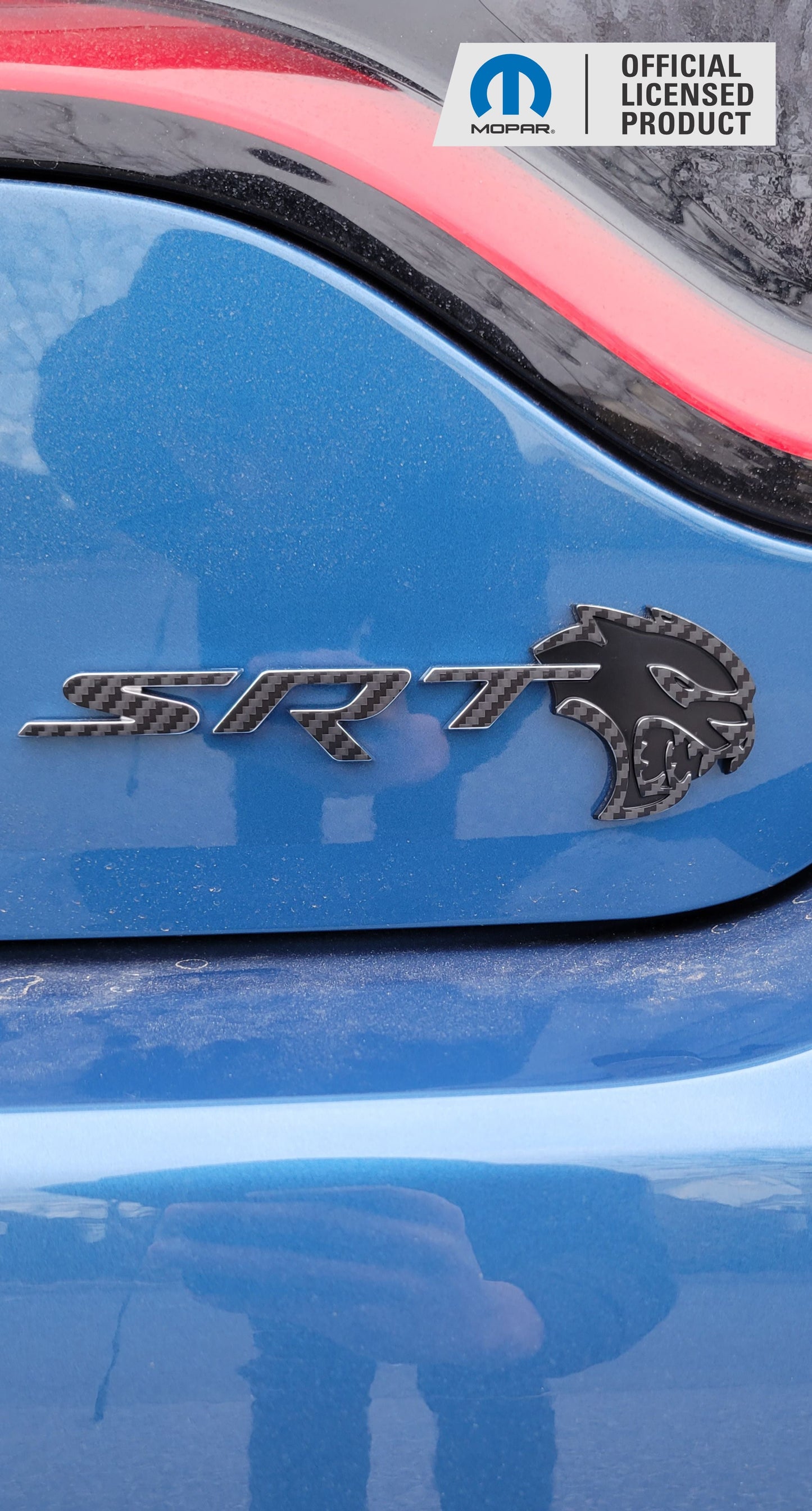SRT Emblem Overlay Decals - 2017 Dodge Charger SRT Hellcat - sku-44591968780475-sku-44591968813243-sku-44591968846011-sku-44591968878779-sku-44591968911547-  DRIVEN - 8