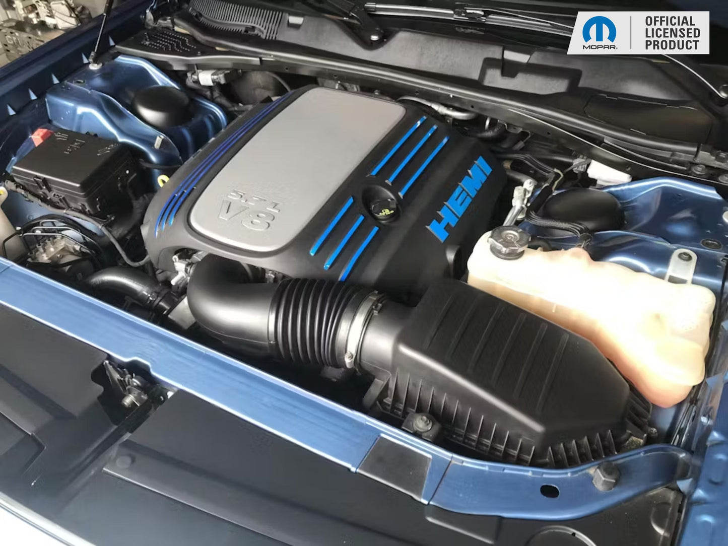 Engine Cover STRIPE Decals - 09-23 Challenger 5.7L - Challenger:EC-Stripes-01-Challenger:EC-Stripes-03-Challenger:EC-Stripes-02-Challenger:EC-Stripes-04-Challenger:EC-Stripes-05-  DRIVEN - 8