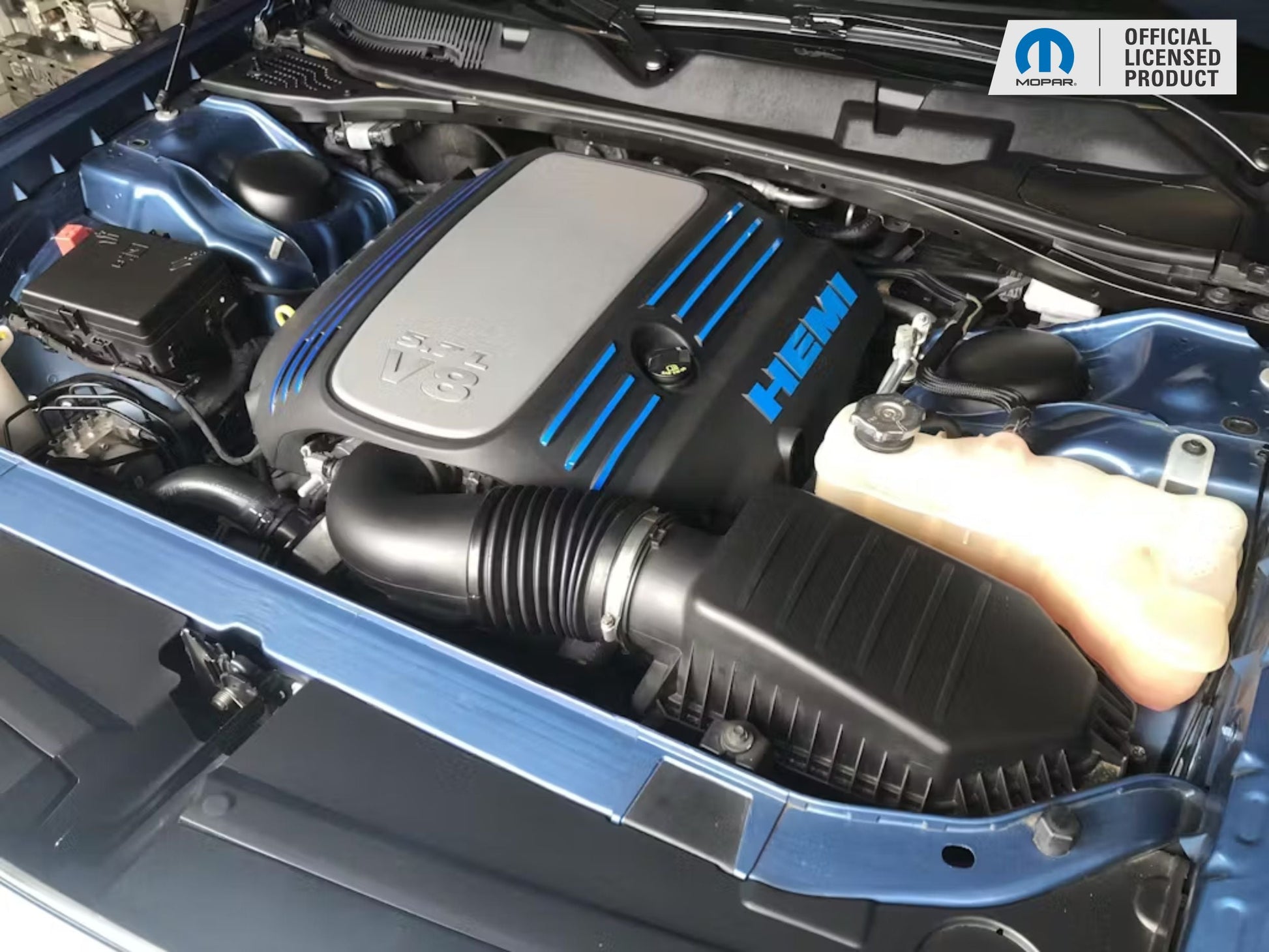 Engine Cover STRIPE Decals - 09-23 Challenger 5.7L - Challenger:EC-Stripes-01-Challenger:EC-Stripes-03-Challenger:EC-Stripes-02-Challenger:EC-Stripes-04-Challenger:EC-Stripes-05-  DRIVEN - 8