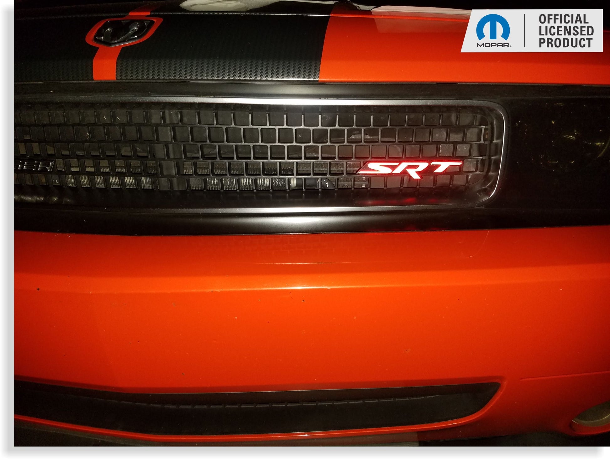 SRT Grille Emblem Overlay Decal  - 2008-2014 Challenger SRT8 - Challenger0814:SRT-G-01-Challenger0814:SRT-G-35-Challenger0814:SRT-G-02-Challenger0814:SRT-G-36-Challenger0814:SRT-G-03-  DRIVEN - 1