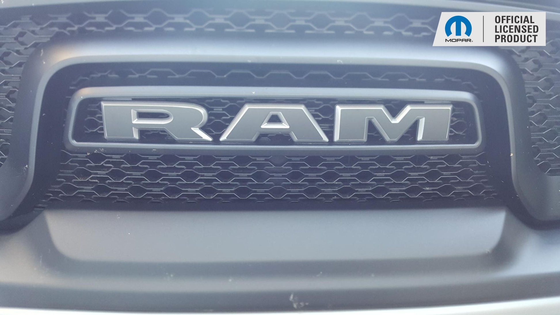 RAM Grille Emblem Overlay Decal   - 2019-2024 Ram 1500 Classic Warlock - Ram:ClassicWarlock-Front-01-Ram:ClassicWarlock-Front-03-Ram:ClassicWarlock-Front-02-Ram:ClassicWarlock-Front-04-Ram:ClassicWarlock-Front-05-  DRIVEN - 22