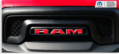 RAM Grille Emblem Overlay Decal   - 2019-2024 Ram 1500 Classic Warlock - Ram:ClassicWarlock-Front-01-Ram:ClassicWarlock-Front-03-Ram:ClassicWarlock-Front-02-Ram:ClassicWarlock-Front-04-Ram:ClassicWarlock-Front-05-  DRIVEN - 7