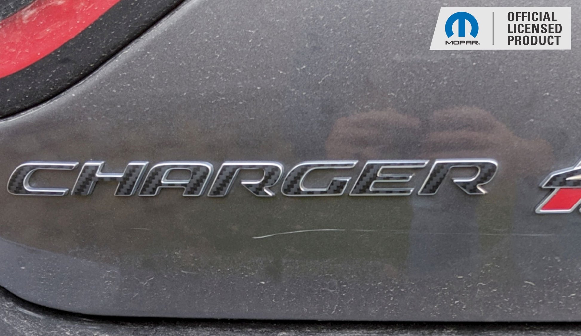CHARGER Trunk Emblem Overlay Decal - 2015-2023 Charger - Charger-B-01-sku-44630706782395-Charger-B-02-sku-44630706815163-Charger-B-03-  DRIVEN - 7
