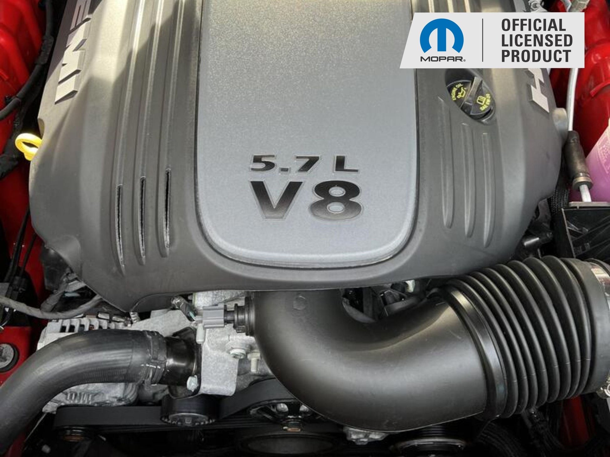 5.7L V8 Engine Cover Letter Overlays - 09-23 Challenger R/T - Chall:EC-57LV8-01-Chall:EC-57LV8-03-Chall:EC-57LV8-02-Chall:EC-57LV8-05-Chall:EC-57LV8-06-  DRIVEN - 2