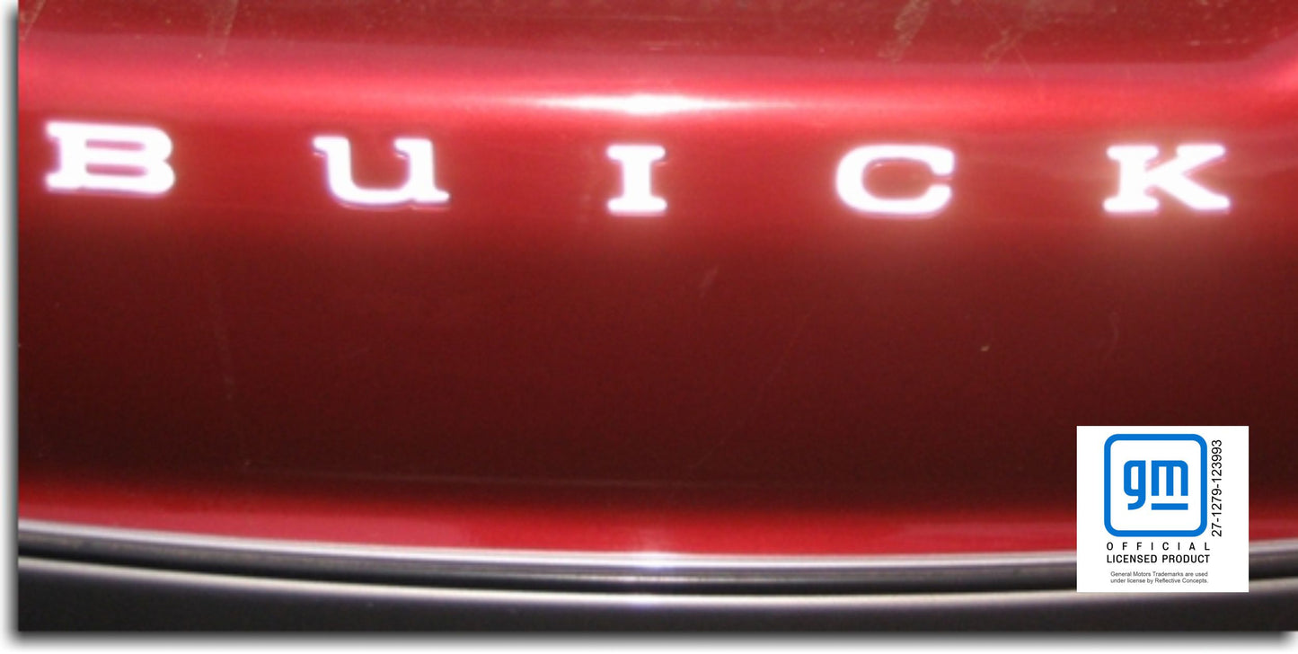 Rear Lettering Inlay Decal - 97-04 Buick Regal - Regal-R-01-Regal-R-02-Regal-R-03-Regal-R-04-Regal-R-05-  DRIVEN - 2