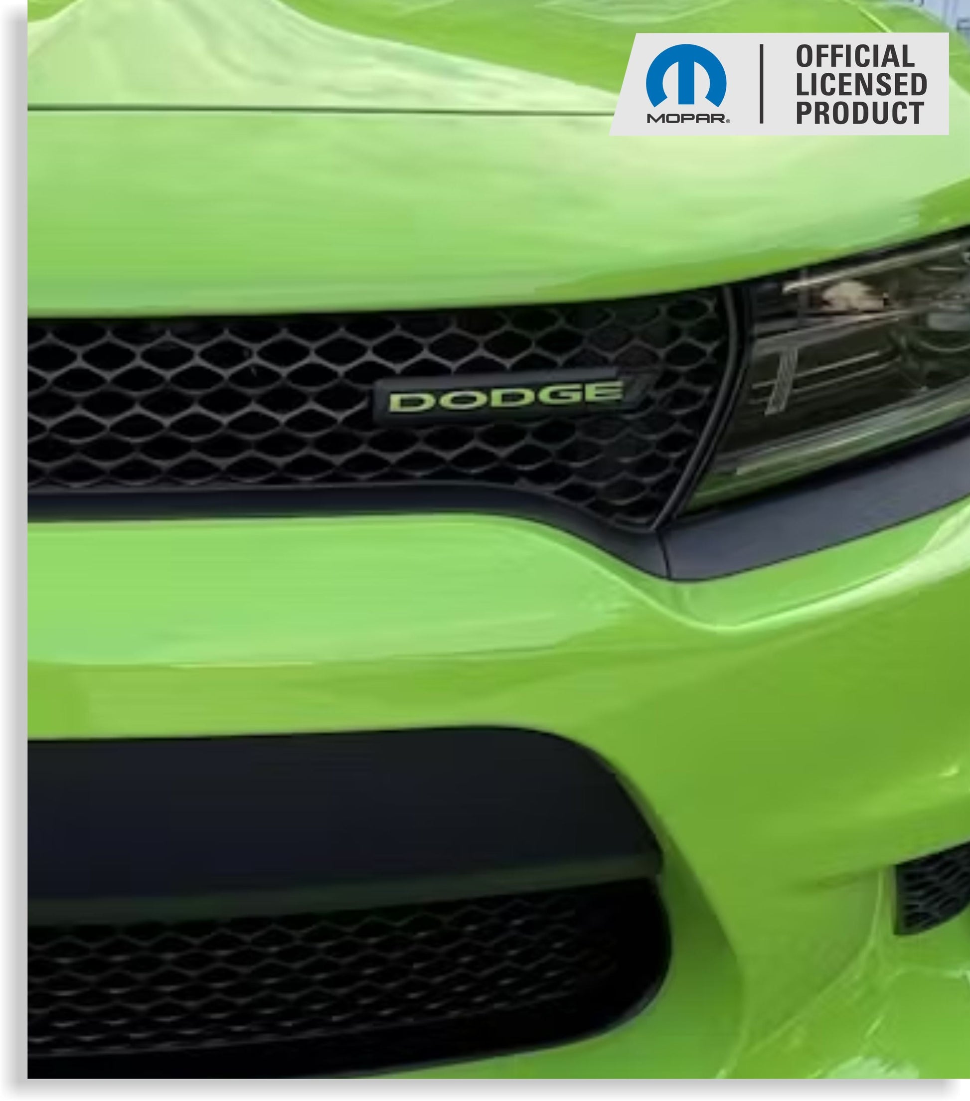 DODGE Grille Emblem Overlay Decal -  2013-2023 Charger - Charger:Dodge-G-01-Charger:Dodge-G-02-  DRIVEN - 5