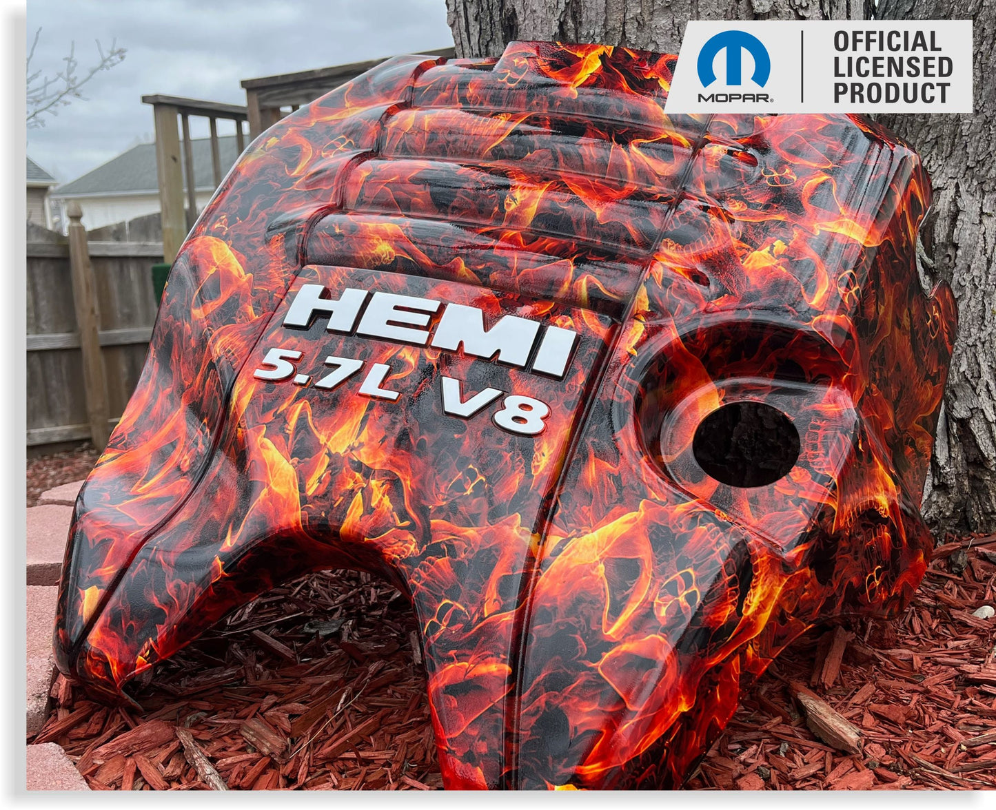 HEMI 5.7L V8 Engine Cover Decals   - 2009-2018 Ram - Ram0918:EC57-01-Ram0918:EC57-03-Ram0918:EC57-02-Ram0918:EC57-04-Ram0918:EC57-05-  DRIVEN - 4