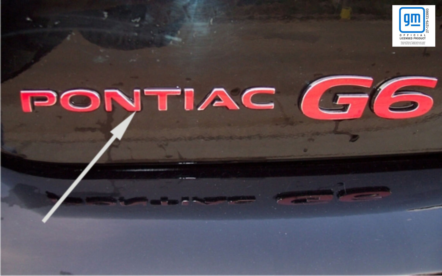PONTIAC Emblem Overlay Decal - Pontiac G6 - PO:G6:G1:PONTIAC-B-01-PO:G6:G1:PONTIAC-B-02-PO:G6:G1:PONTIAC-B-03-PO:G6:G1:PONTIAC-B-04-PO:G6:G1:PONTIAC-B-05-  DRIVEN - 2