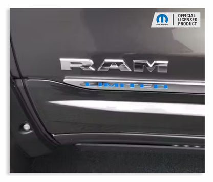 LIMITED Door Molding Lettering Inlay Decal - 2019-2025 Ram 1500 Limited - Ram19:Limited-Door-01-Ram19:Limited-Door-03-Ram19:Limited-Door-02-Ram19:Limited-Door-04-Ram19:Limited-Door-05-  DRIVEN - 3