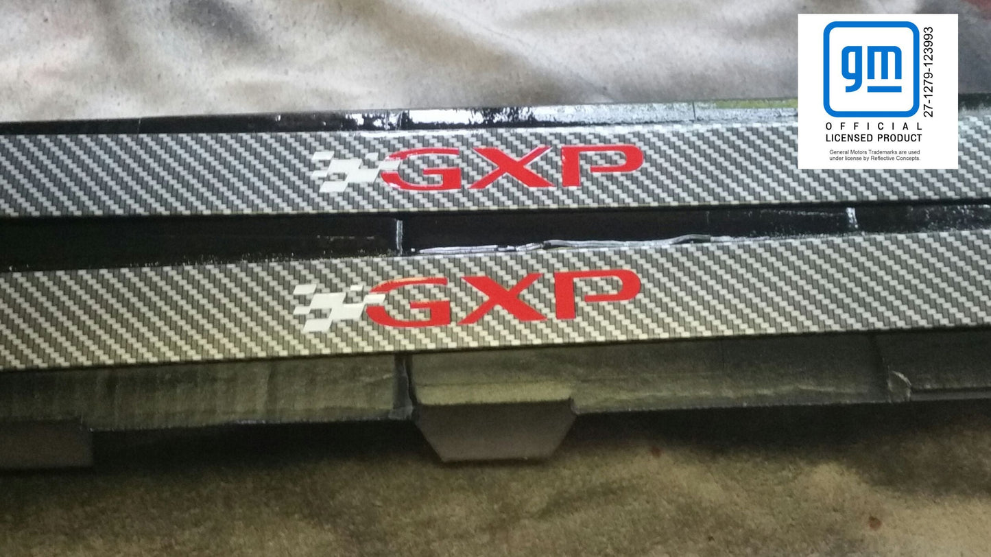 GXP Door Sill Overlay Decals - 05-08 Grand Prix GXP - PO:GP:G7:GXP-SILL-01-  DRIVEN - 2