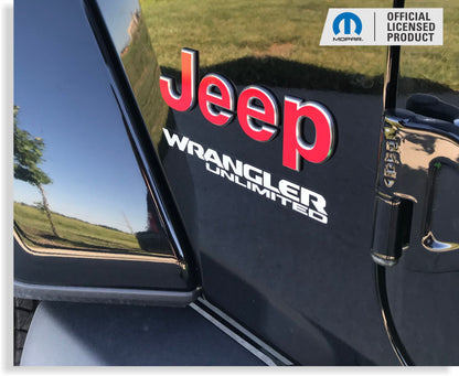Jeep Fender Emblem Overlay Decals  - 2018-2024 Wrangler JL - JeepWrangler18:Jeep-B-01-JeepWrangler18:Jeep-B-02-JeepWrangler18:Jeep-B-03-JeepWrangler18:Jeep-B-04-JeepWrangler18:Jeep-B-05-  DRIVEN - 6