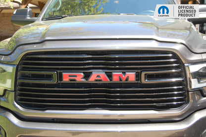 RAM Grille Emblem Overlay Decal   - 2019-2024 Ram 2500 3500 - Ram19:2500:Ram-F-01-Ram19:2500:Ram-F-03-Ram19:2500:Ram-F-02-Ram19:2500:Ram-F-04-Ram19:2500:Ram-F-05-  DRIVEN - 15