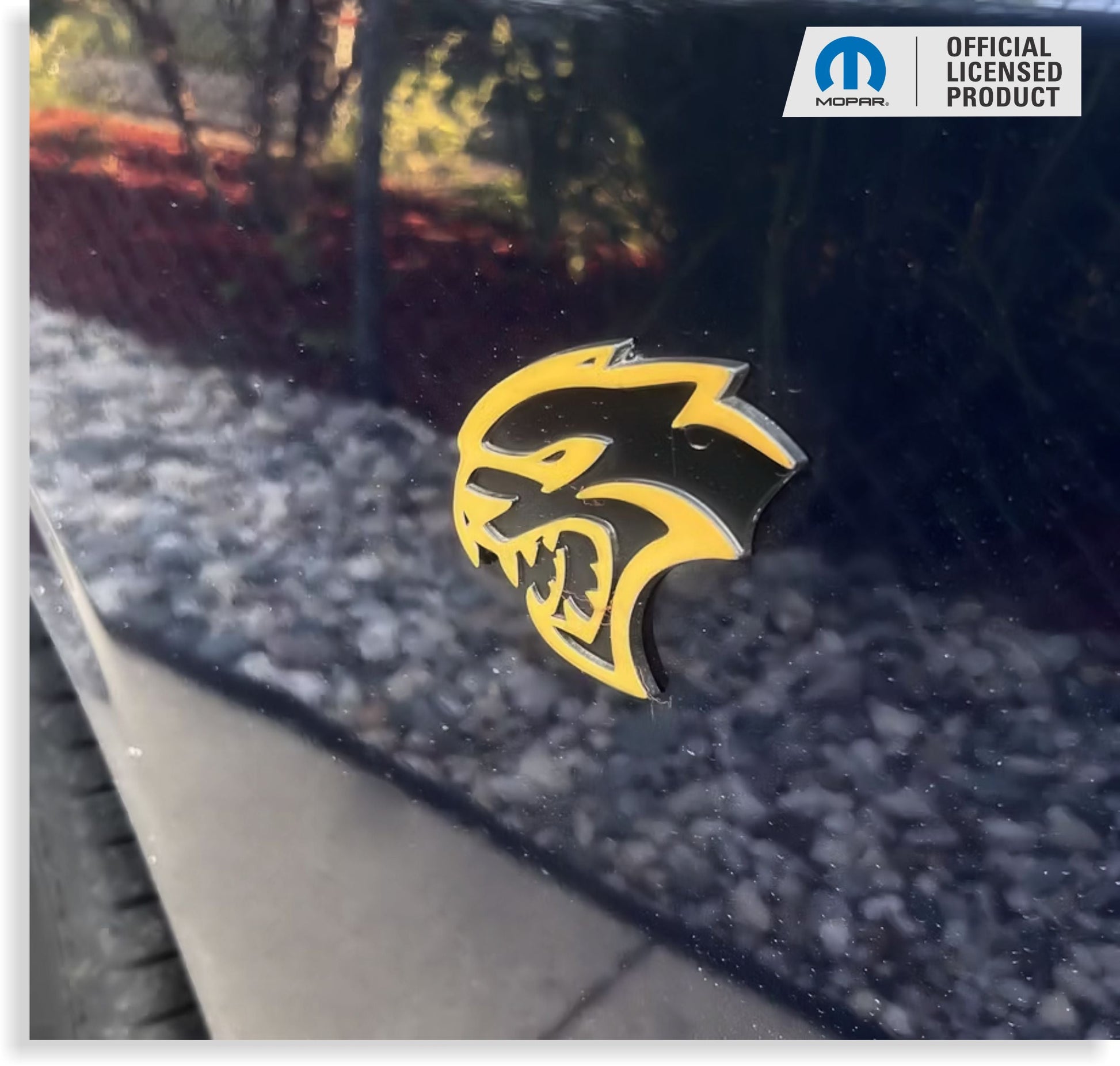 Hellcat Emblem Overlay Decals (pair) - 15-18 Challenger SRT Hellcat - Challenger:Hellcat-B-01-Challenger:Hellcat-B-02-Challenger:Hellcat-B-04-Challenger:Hellcat-B-05-Challenger:Hellcat-B-07-  DRIVEN - 1