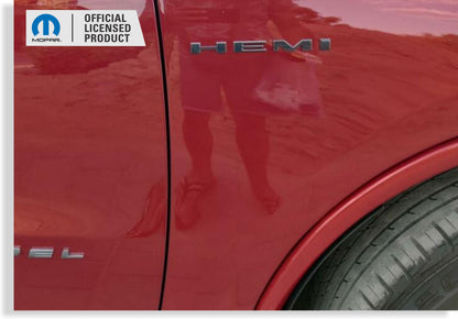 HEMI Fender Emblem Overlay Decal Stickers - 2020-2026 Durango R/T - Durango:Hemi-B20-01-Durango:Hemi-B20-03-Durango:Hemi-B20-02-Durango:Hemi-B20-04-Durango:Hemi-B20-05-  DRIVEN - 9