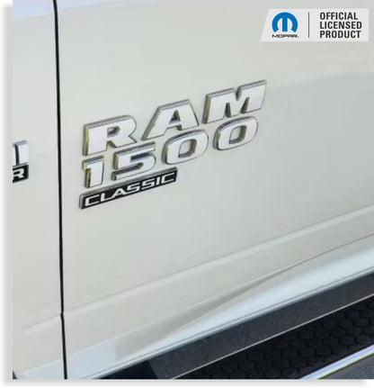 RAM 1500 Emblem Overlay Decals   - 2019-2024 Ram 1500 Classic - Ram13181921:RAM1500-B-01-Ram13181921:RAM1500-B-03-Ram13181921:RAM1500-B-02-Ram13181921:RAM1500-B-04-Ram13181921:RAM1500-B-05-  DRIVEN - 4