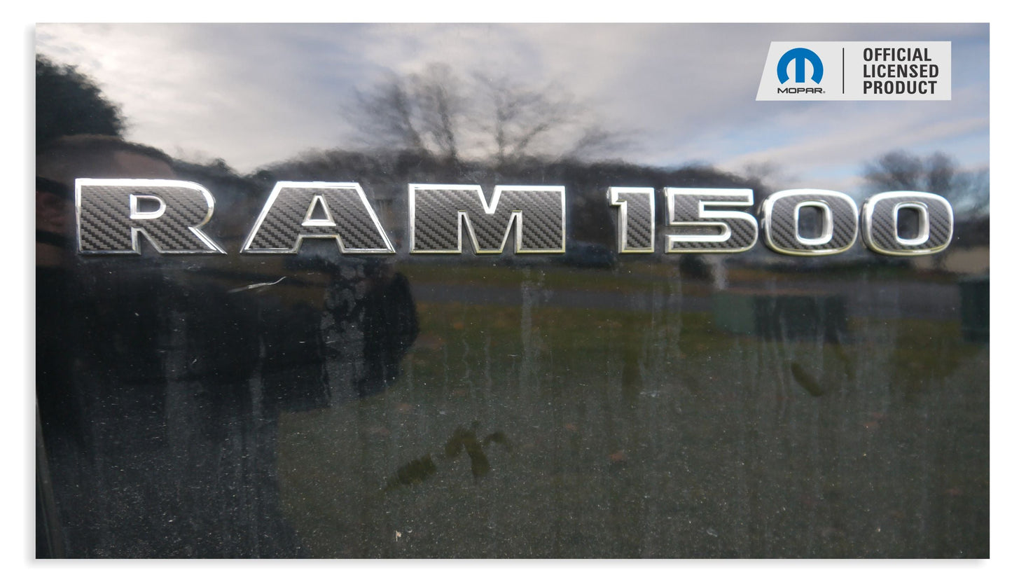 RAM 1500 Emblem Overlay Decals   - 2011-2012 Ram 1500 - Ram1112:RAM1500-B-01-Ram1112:RAM1500-B-03-Ram1112:RAM1500-B-02-Ram1112:RAM1500-B-04-Ram1112:RAM1500-B-05-  DRIVEN - 4