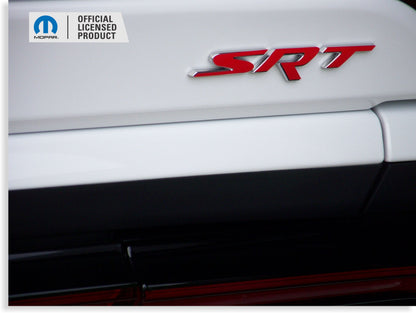 SRT Front and Rear Emblem Overlay Decals - 2015-2016 Challenger SRT Hellcat - sku-44666342473915-sku-44666342506683-sku-44666342539451-sku-44666342572219-sku-44666342604987-  DRIVEN - 7