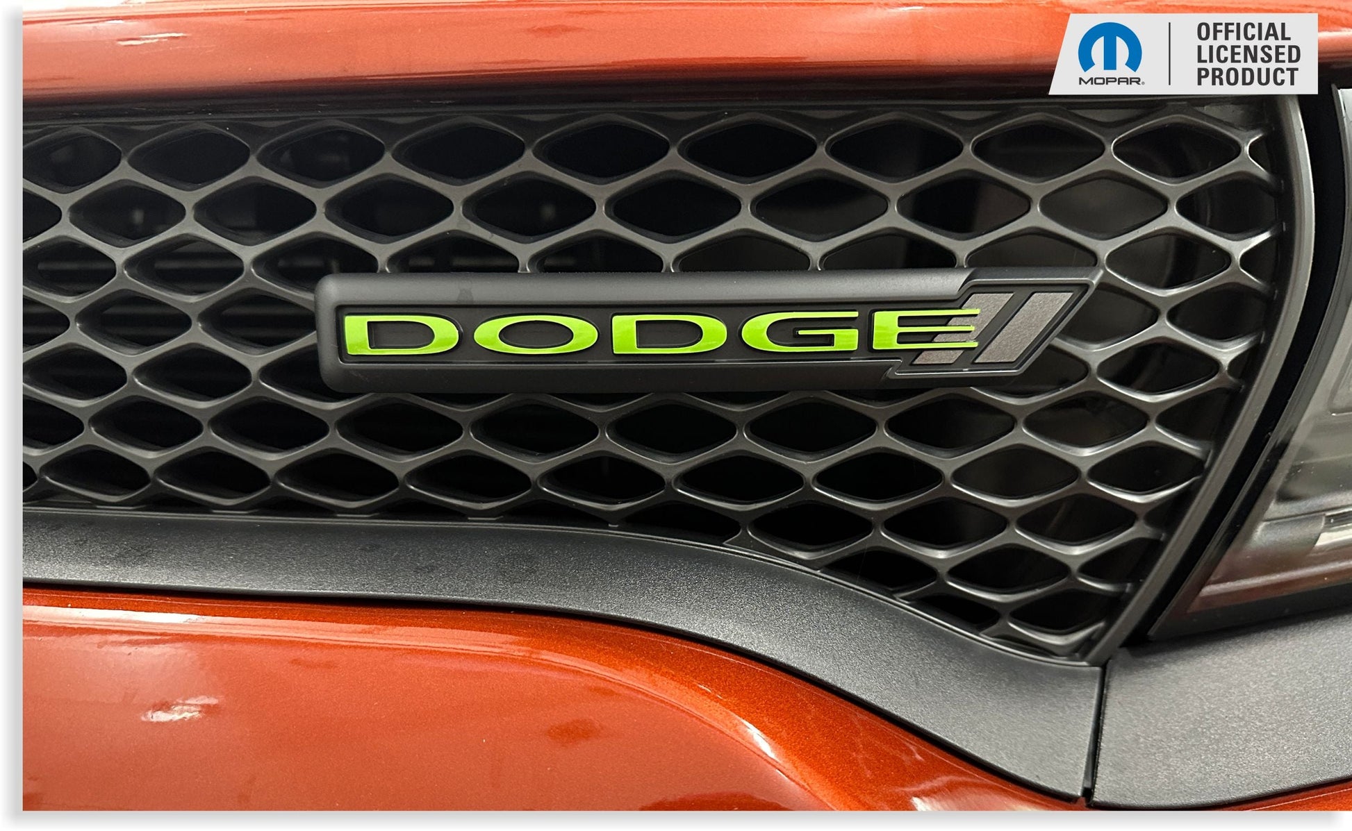 DODGE Grille Emblem Overlay Decal -  2013-2023 Charger - Charger:Dodge-G-01-Charger:Dodge-G-02-  DRIVEN - 1