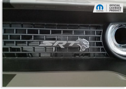 SRT Front and Rear Emblem Overlay Decals - 18-23 Challenger SRT Hellcat - sku-44665709134011-sku-44665709166779-sku-44665709199547-sku-44665709232315-sku-44665709265083-  DRIVEN - 4