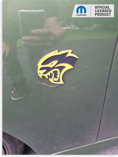 Hellcat Emblem Overlay Decals (pair) - 15-18 Challenger SRT Hellcat - Challenger:Hellcat-B-01-Challenger:Hellcat-B-02-Challenger:Hellcat-B-04-Challenger:Hellcat-B-05-Challenger:Hellcat-B-07-  DRIVEN - 5