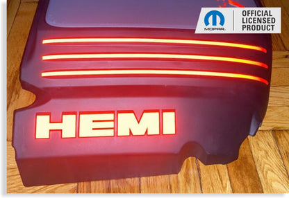 HEMI Lettering Engine Cover Decals - 05-23 300C 5.7L - 300C:EC-HEMI-01-300C:EC-HEMI-02-300C:EC-HEMI-03-300C:EC-HEMI-04-300C:EC-HEMI-05-  DRIVEN - 7