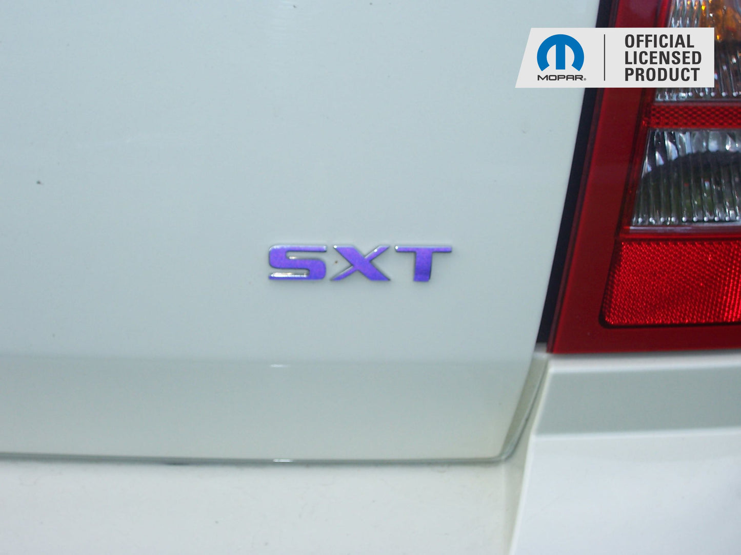 SXT Lift Gate Emblem Overlay Decal  - 2005-2008 Magnum SXT - Magnum:SXT-B-01-Magnum:SXT-B-02-Magnum:SXT-B-03-Magnum:SXT-B-04-Magnum:SXT-B-05-  DRIVEN - 7