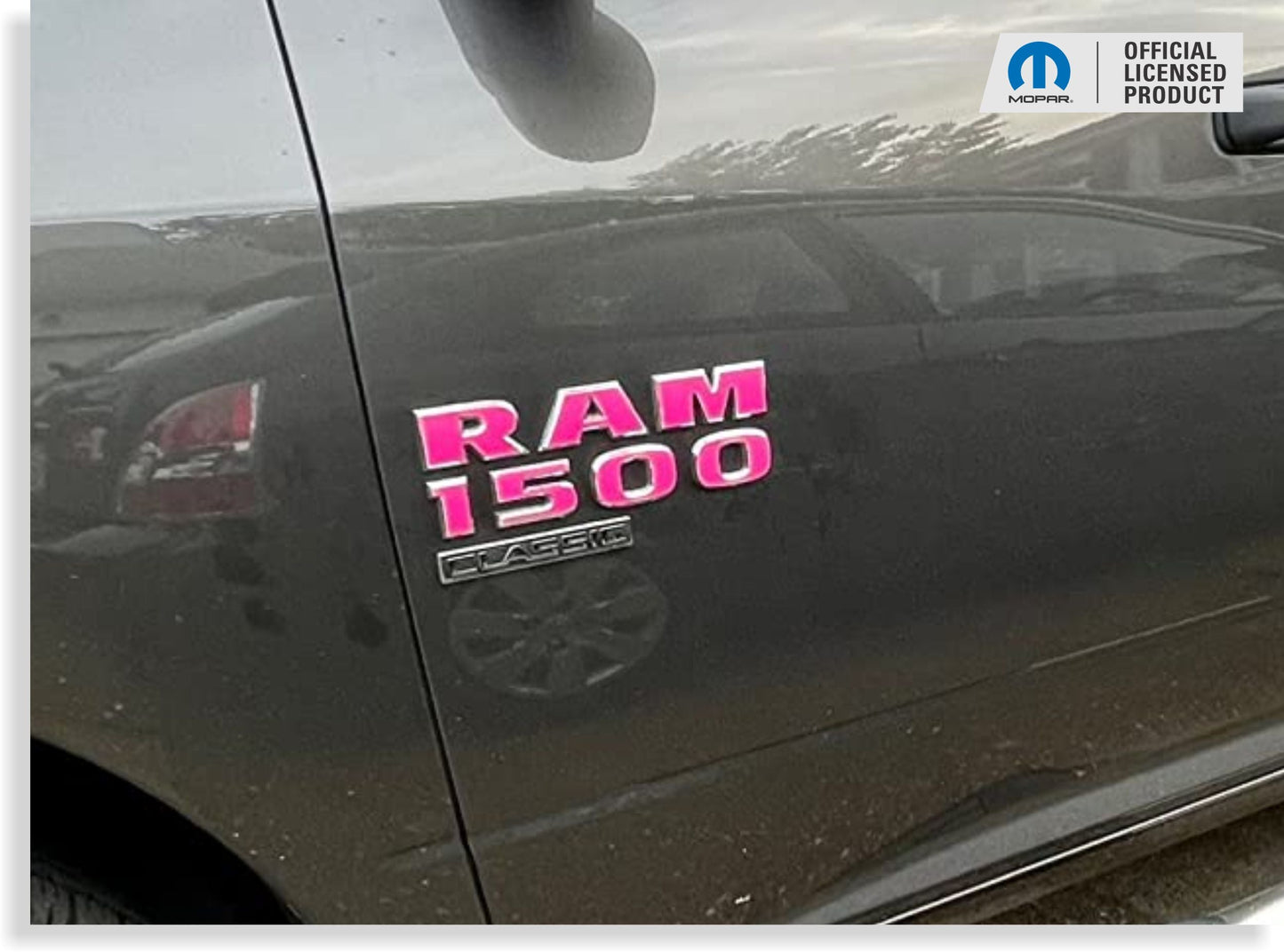 RAM 1500 Emblem Overlay Decals   - 2019-2024 Ram 1500 Classic - Ram13181921:RAM1500-B-01-Ram13181921:RAM1500-B-03-Ram13181921:RAM1500-B-02-Ram13181921:RAM1500-B-04-Ram13181921:RAM1500-B-05-  DRIVEN - 6