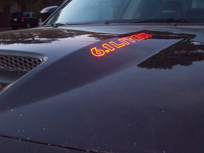 Cowl Hood Decals - Dodge Charger 5.7 6.1 6.4 - sku-42612749893819-sku-42612749926587-sku-42612749959355-sku-42612750090427-sku-42612750123195-  DRIVEN - 1